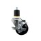 Service Caster 3'' SS Hard Rubber Swivel 1-7/8'' Expanding Stem Caster with Brake SCC-SSEX20S314-HRS-TLB-178 - alternate 1